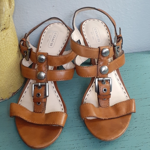 Coach Shoes - COACH SANDALS SZ 9